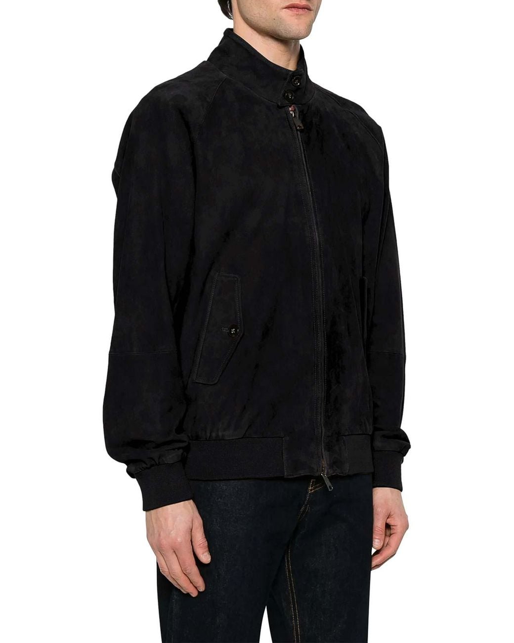 Baracuta Black G9 Suede Jacket for men