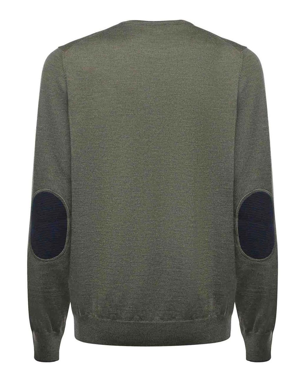 Suéter Cuello Redondo Fay de hombre de color Green