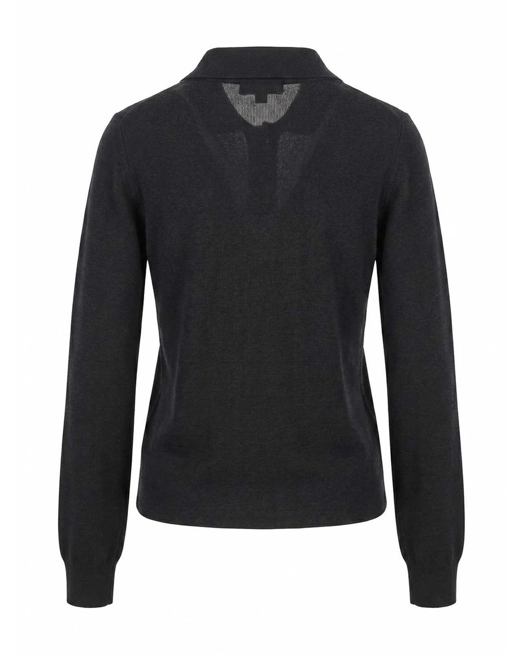 Malo Blue Polo Neck Sweater
