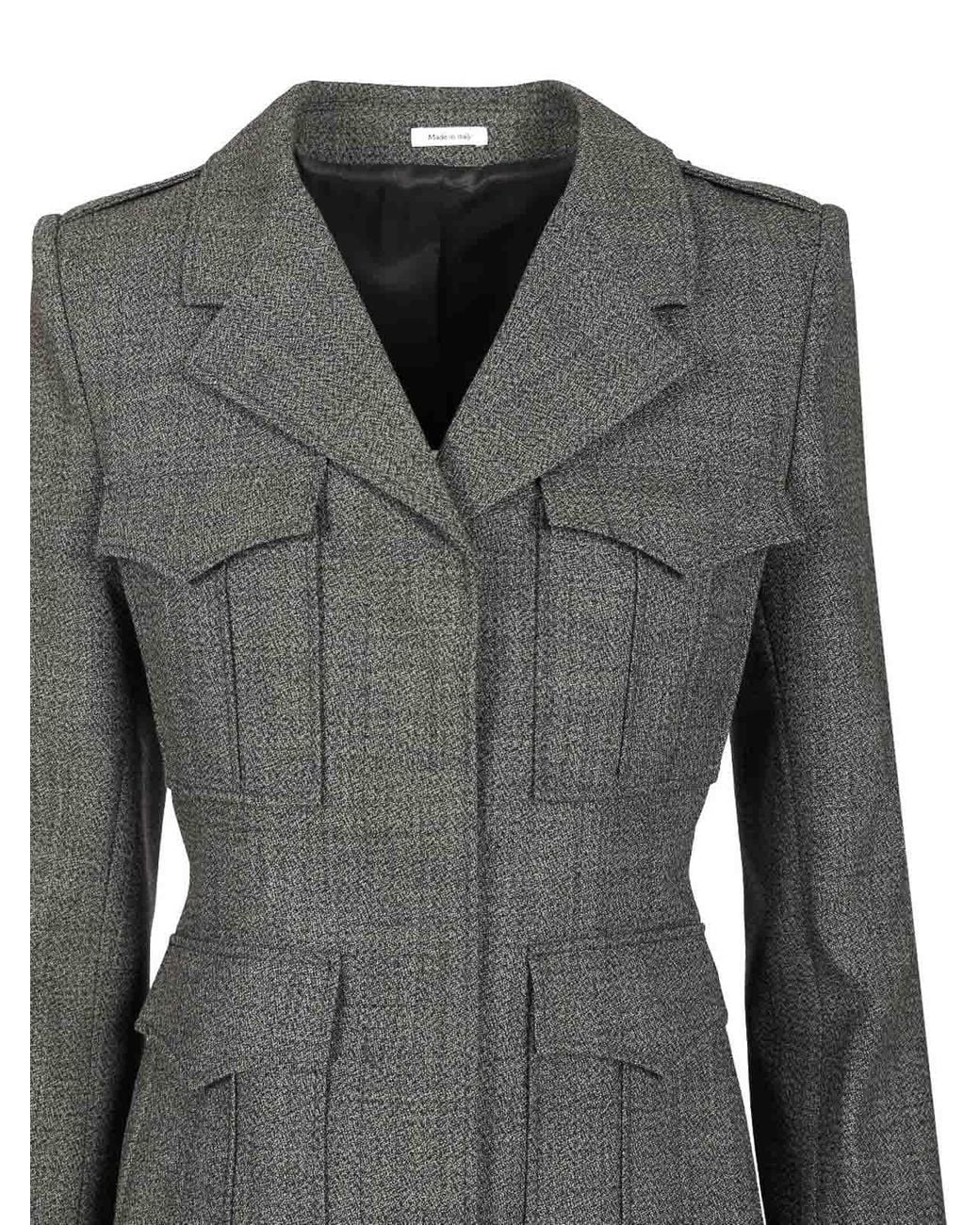 McQueen Black Uniform-Style Jacket