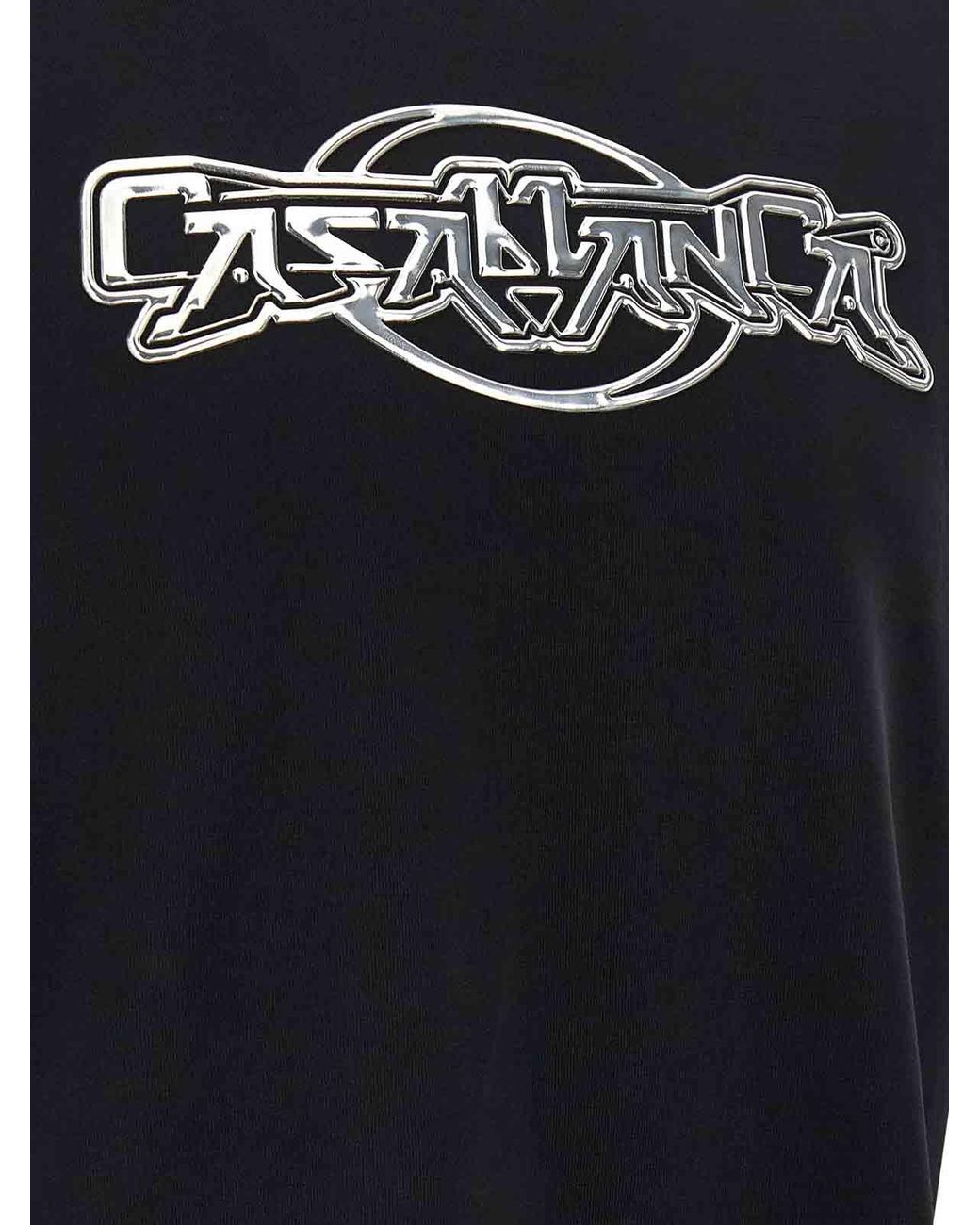 Casablanca Black Chrome' T-Shirt for men