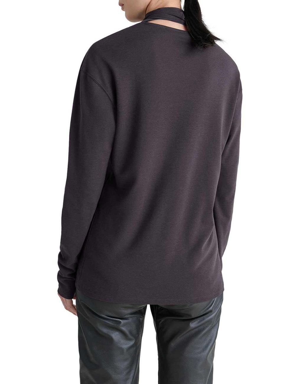 Lemaire Blue Long Sleeve Foulard Top