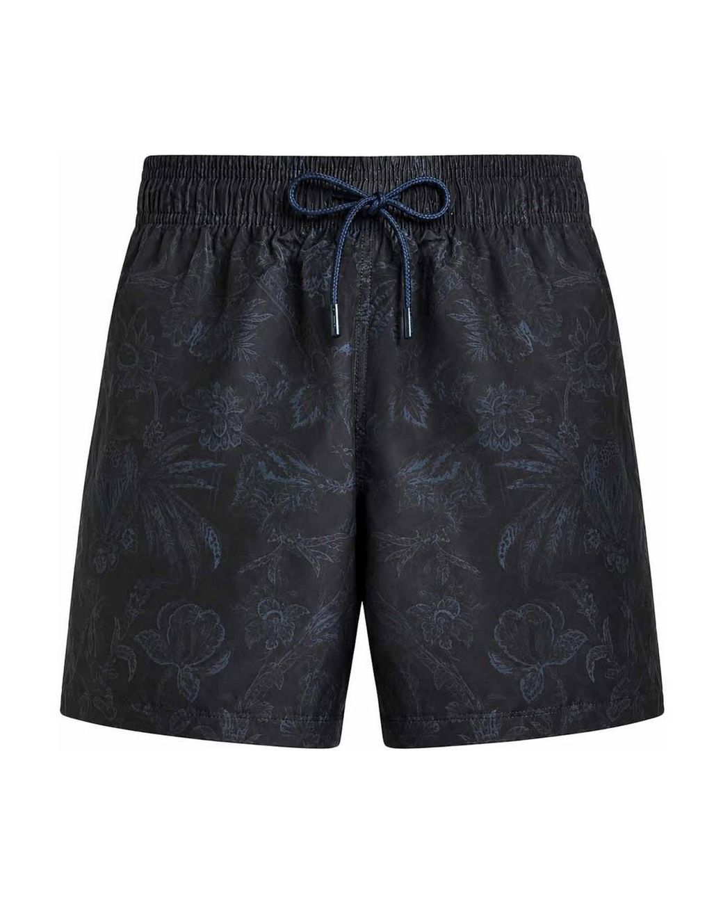 Etro Black Floral Pattern Costume for men