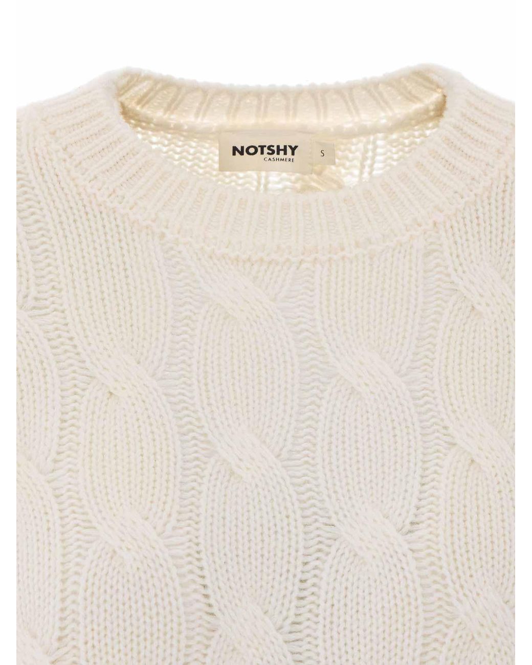 Not Shy White Patzi Sweater