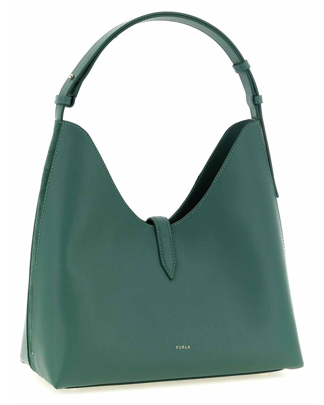 Furla Green Goccia M' Shoulder Bag