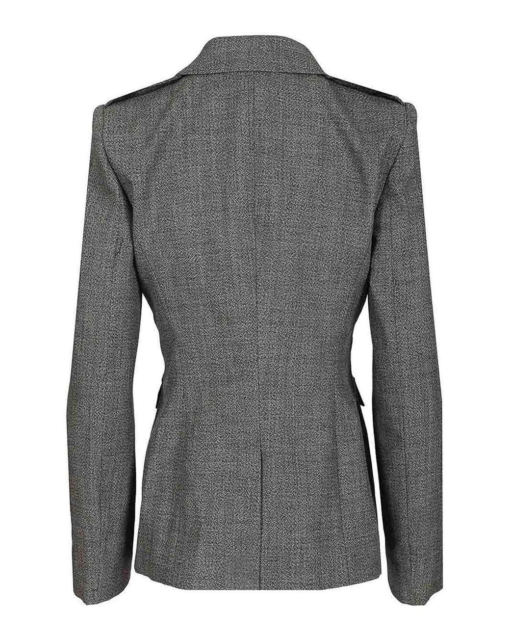 McQueen Black Uniform-Style Jacket