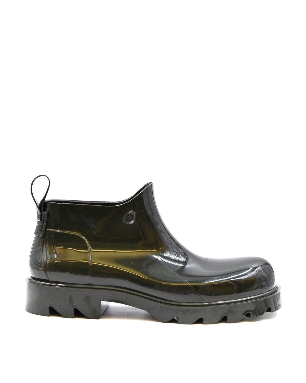 Bottega Veneta Green Leather Boots for men