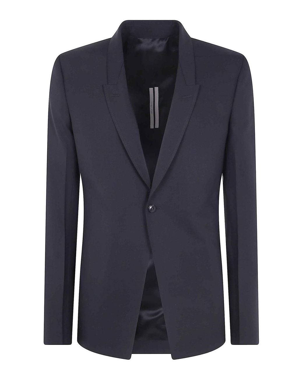 Rick Owens Blue Soft Soft Blazer Jacket for men