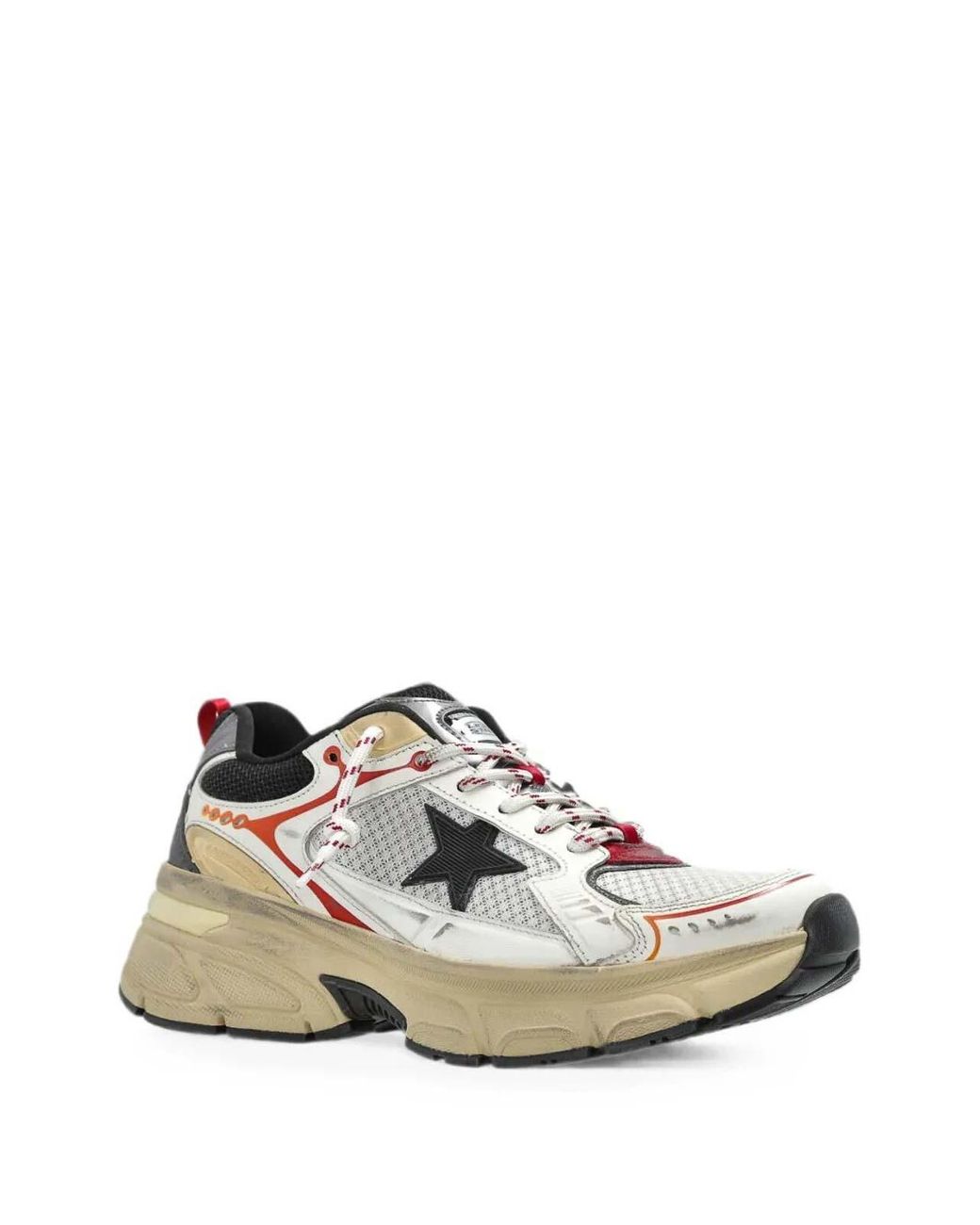 Golden Goose Deluxe Brand White 'Lightstar' Sports Shoes