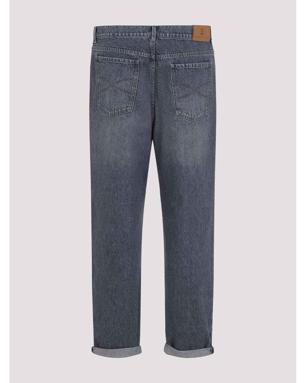 Brunello Cucinelli Blue Jeans for men