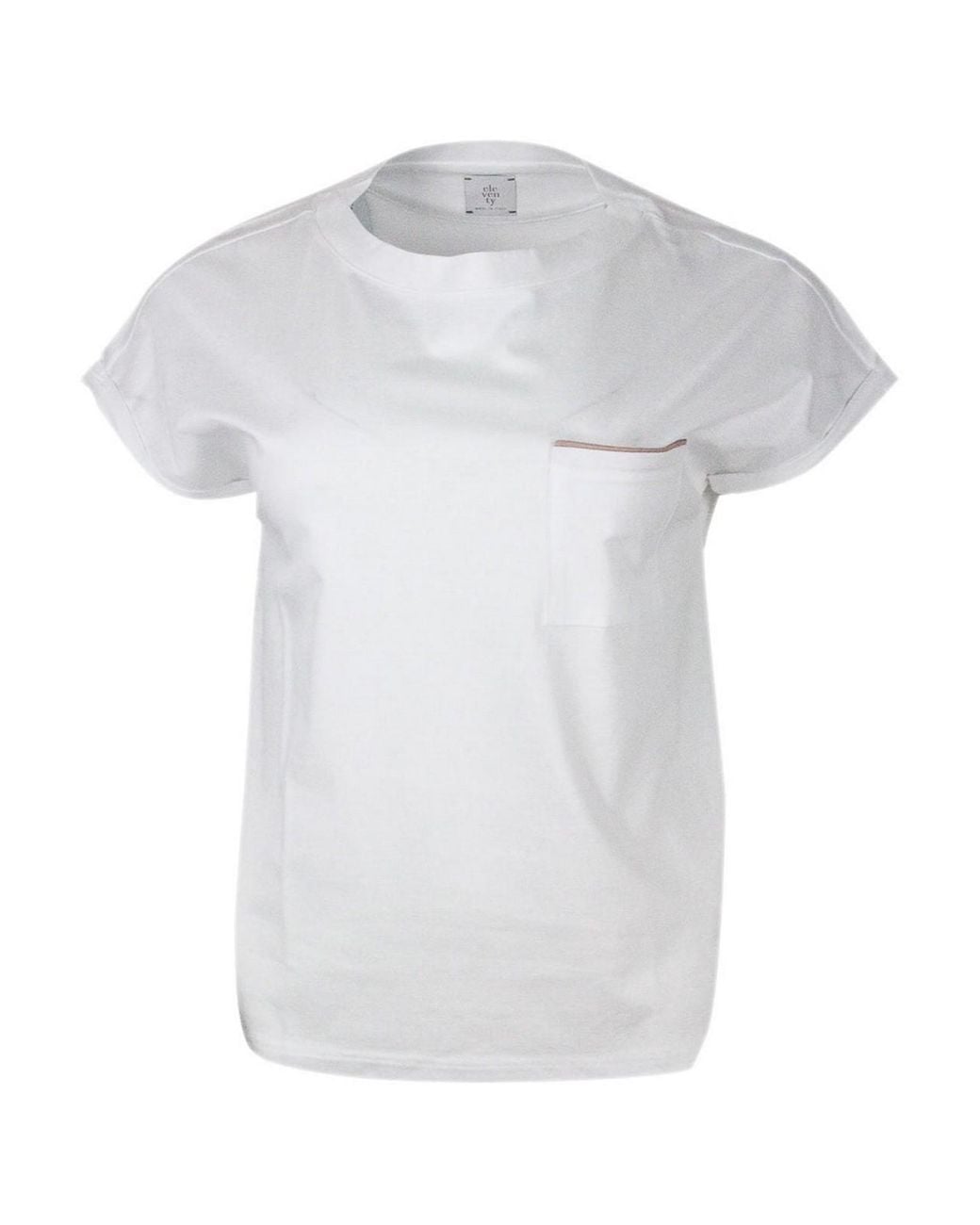 Eleventy White T-Shirts And Polos