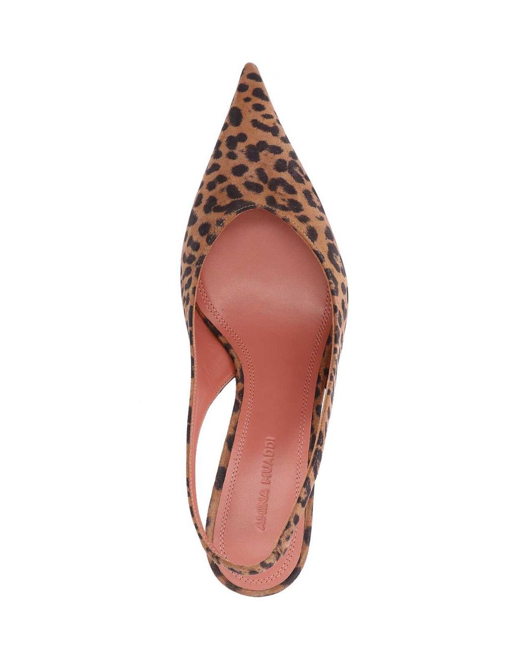 AMINA MUADDI Brown 55Mm Anok Slingback Pumps