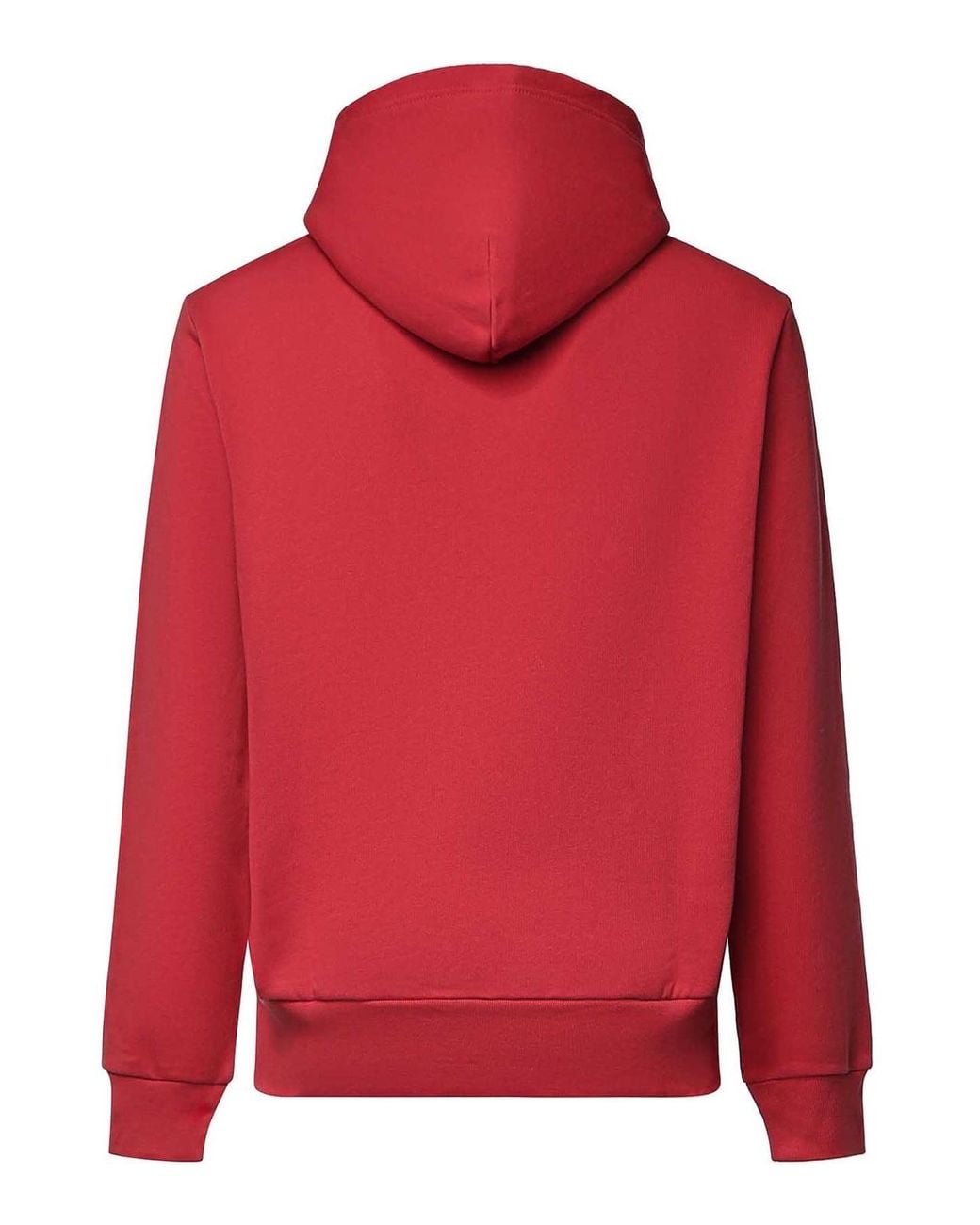 Polo Ralph Lauren Red Cotton Blend Sweatshirt With Logo for men