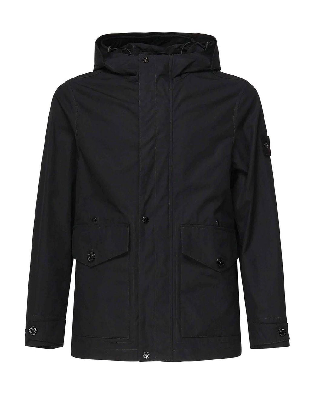Stone Island Black Weatherproof Ghost Jacket for men