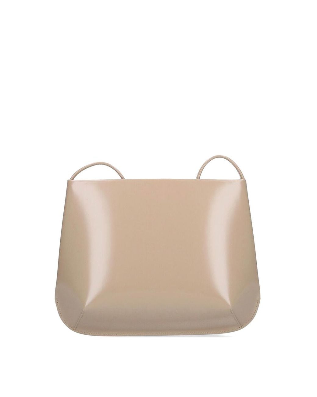 Faune Natural Loge Leather Shoulder Bag