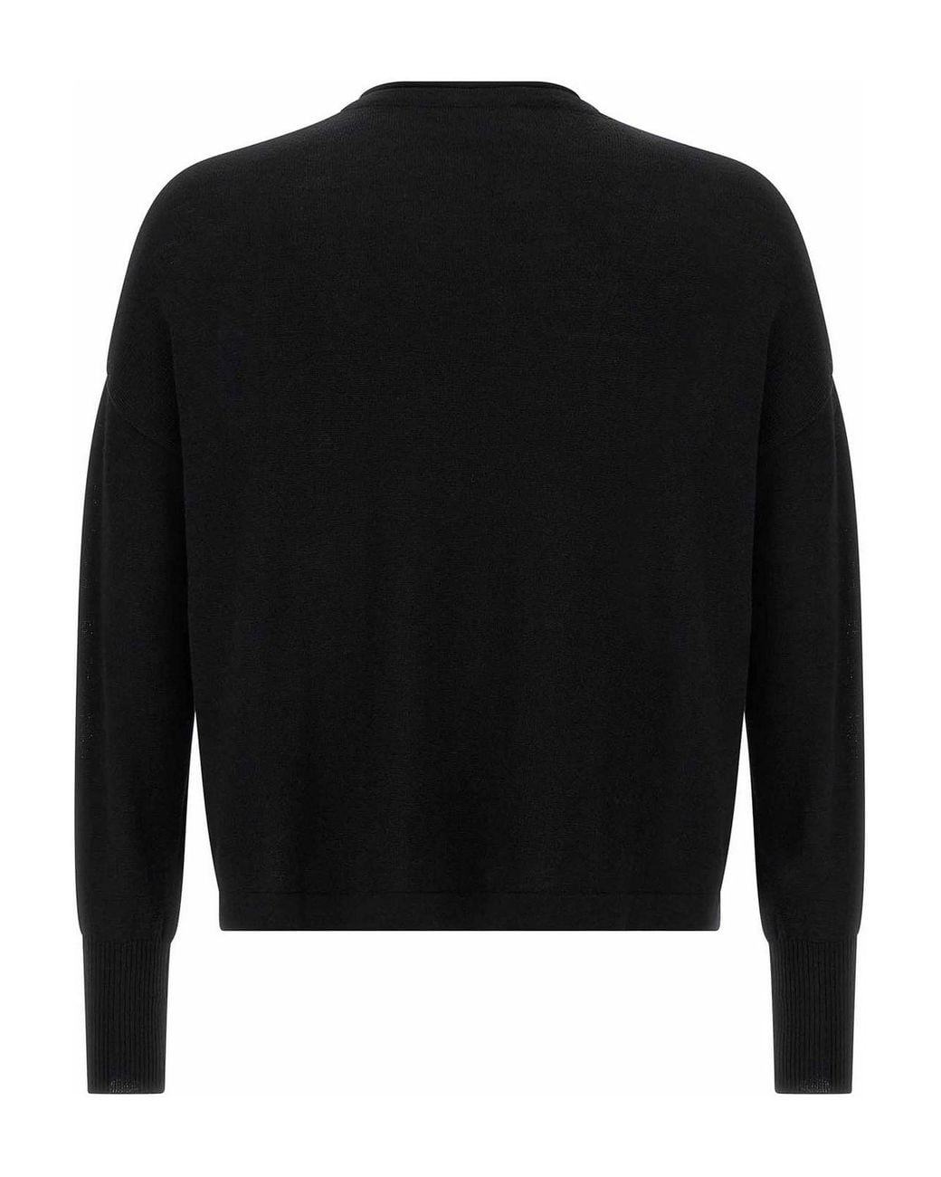 Ma'ry'ya Black Wool Sweater for men