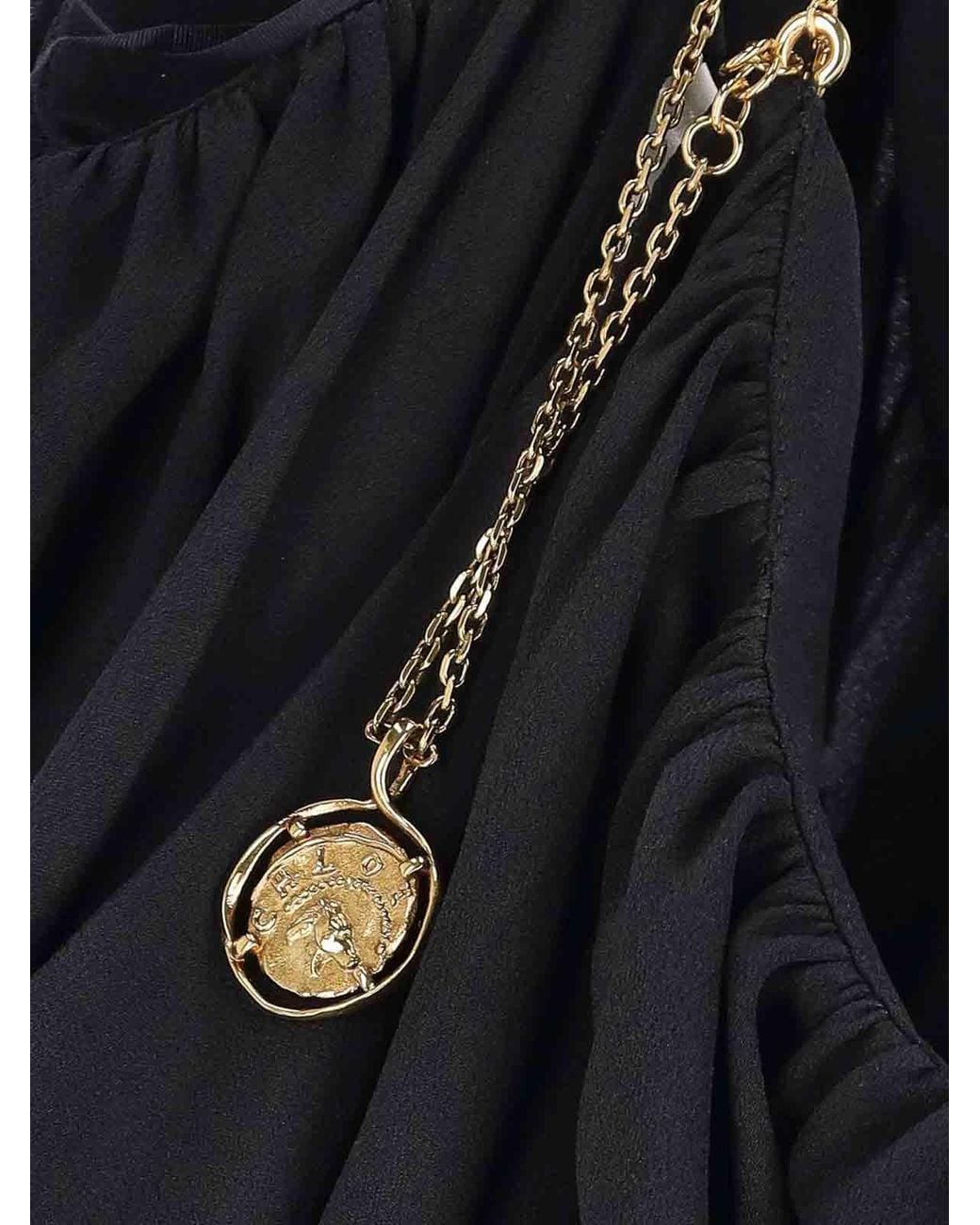 Chloé Black Silk Maxi Dress