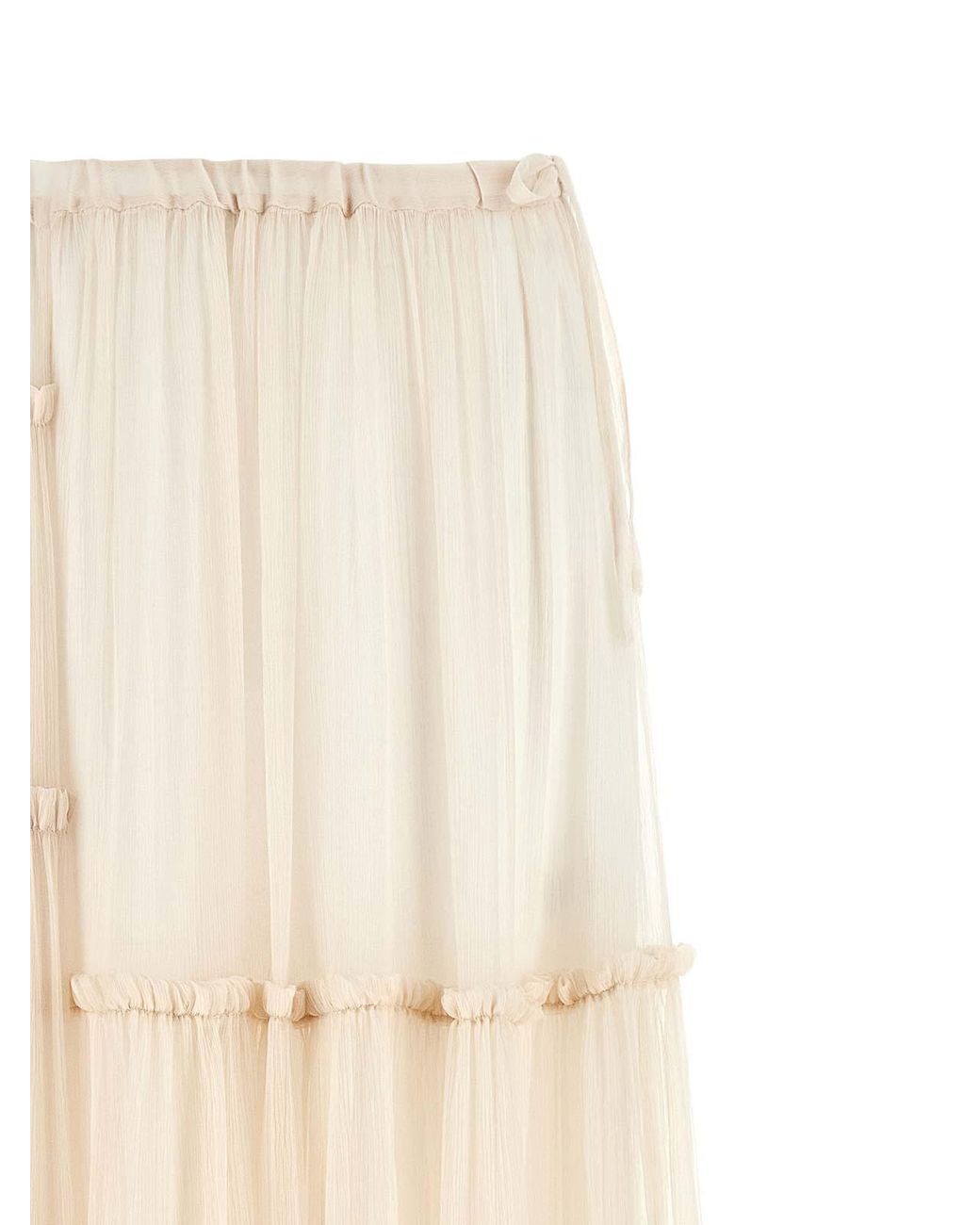 Dries Van Noten Natural Sunia Bis' Skirt