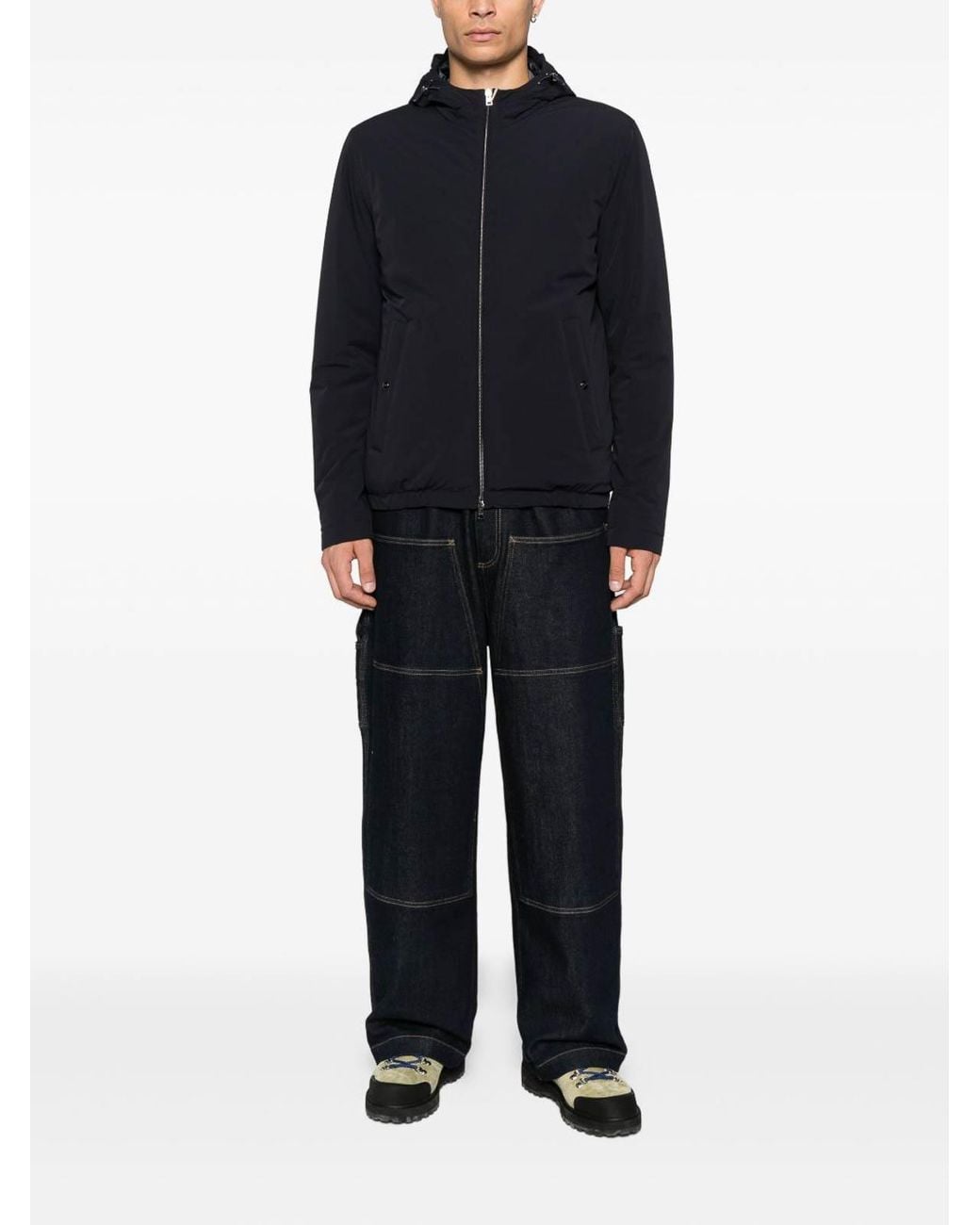 Giacca Nylon Blouson di Herno in Blue da Uomo