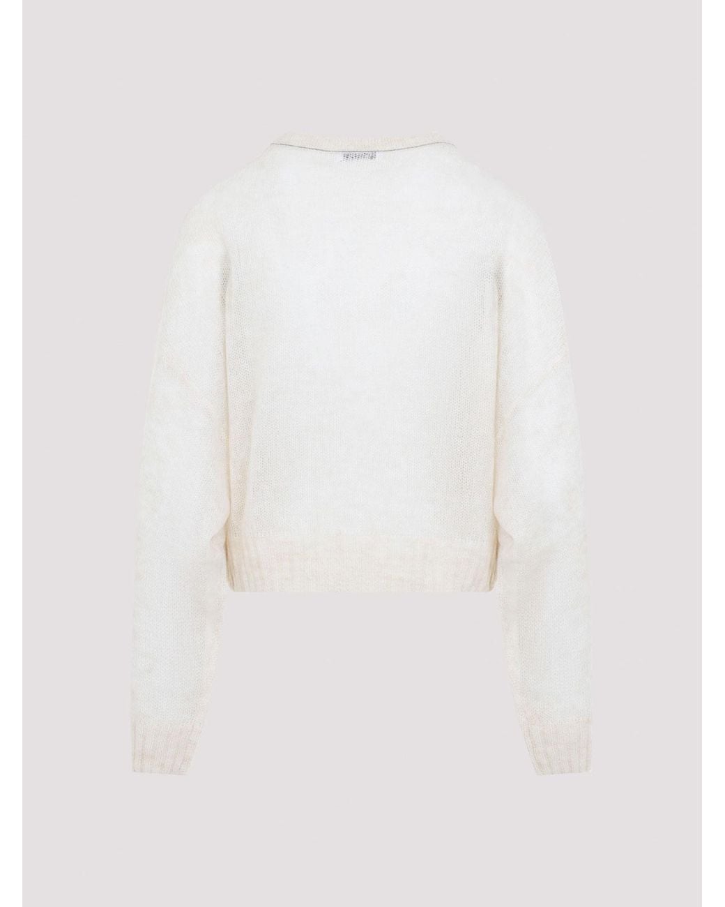 Brunello Cucinelli White Sweater