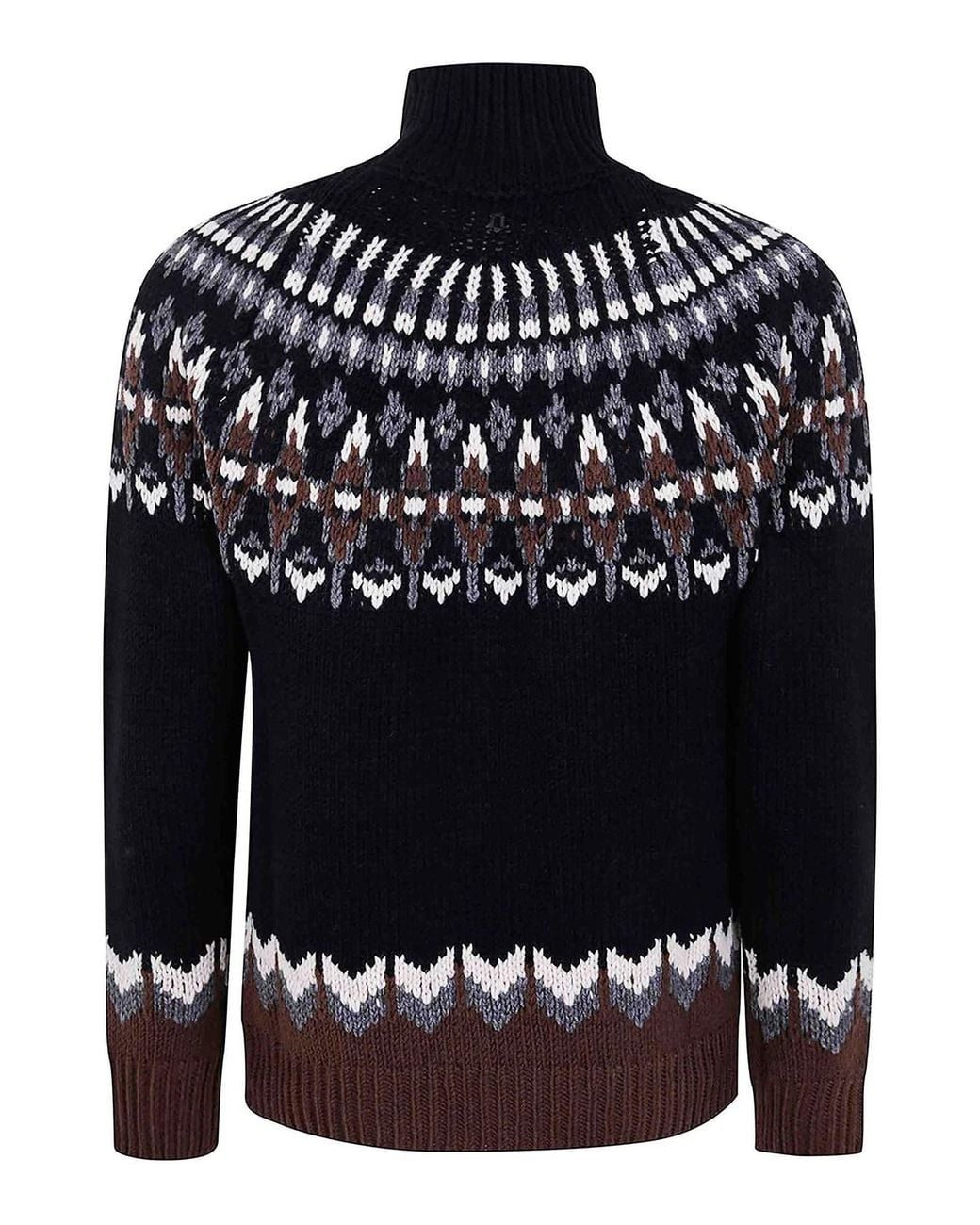Dondup Black Dolcevita Turtle Neck Sweater for men