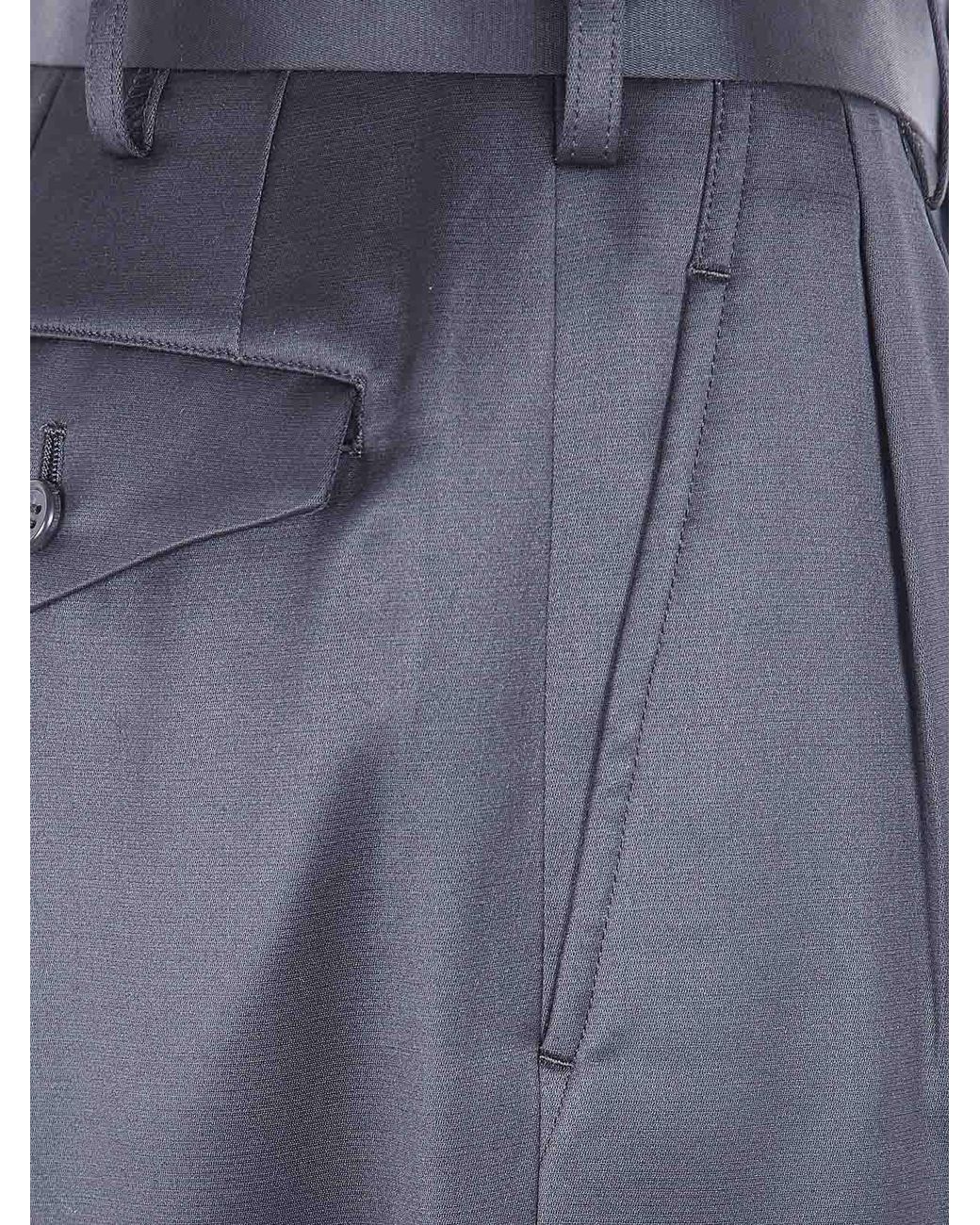 Junya Watanabe Blue Wide Leg Trousers