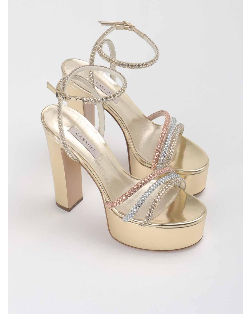 Casadei White Sandals