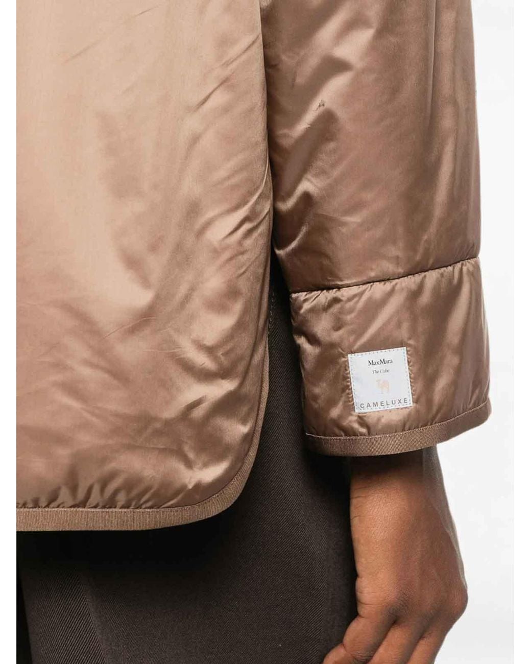 Max Mara Natural Down Puffer Parka Coat