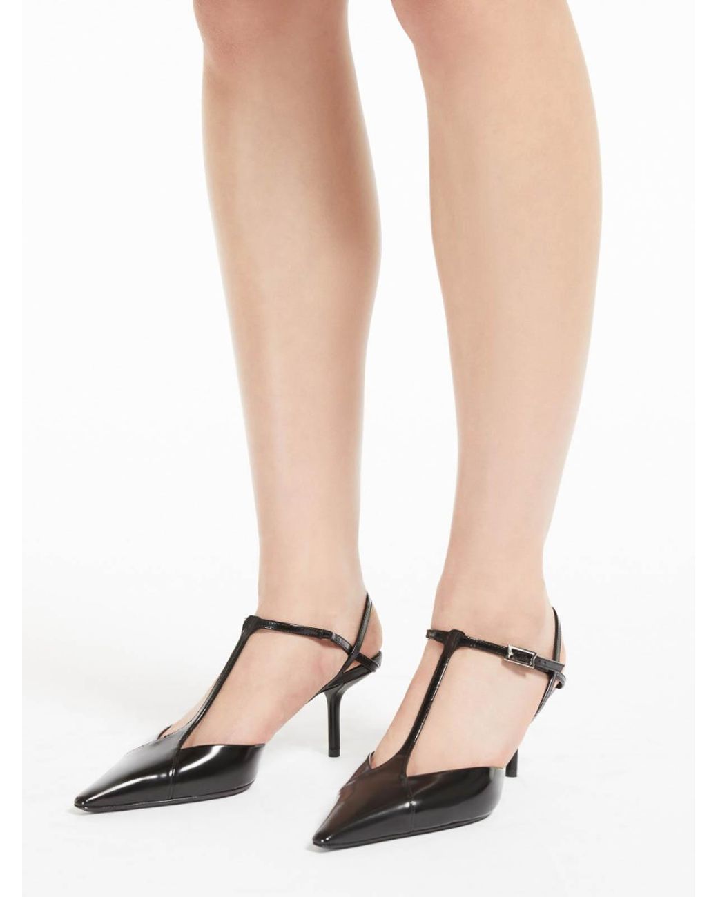 Max Mara Black Slingback