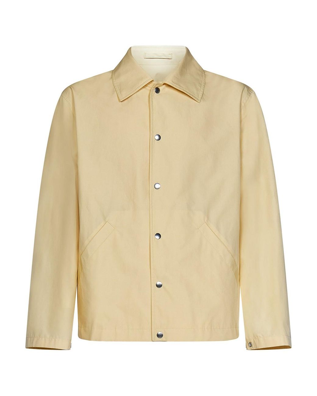 Jil Sander Natural Pastel Lightweight Cotton Popl for men