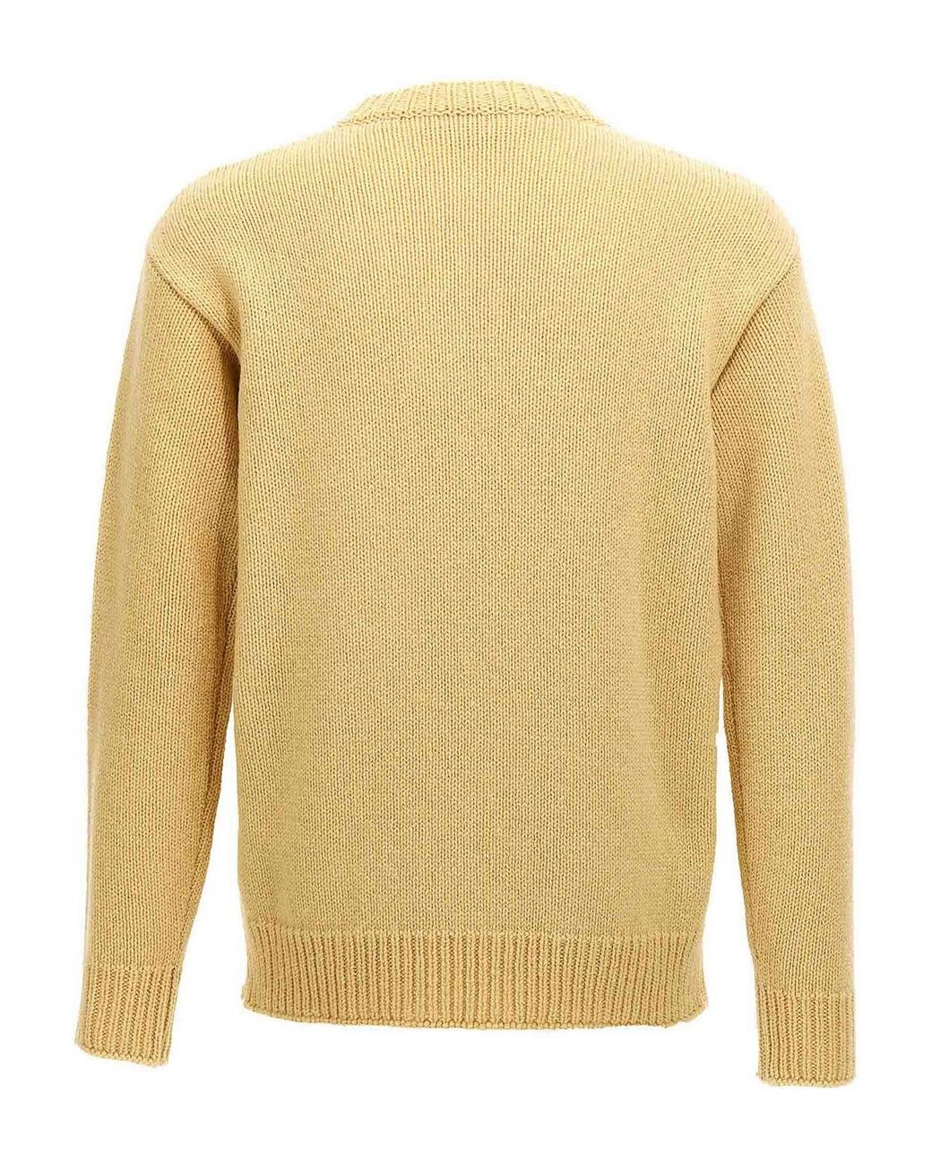 Marni Yellow Wool Sweater for men