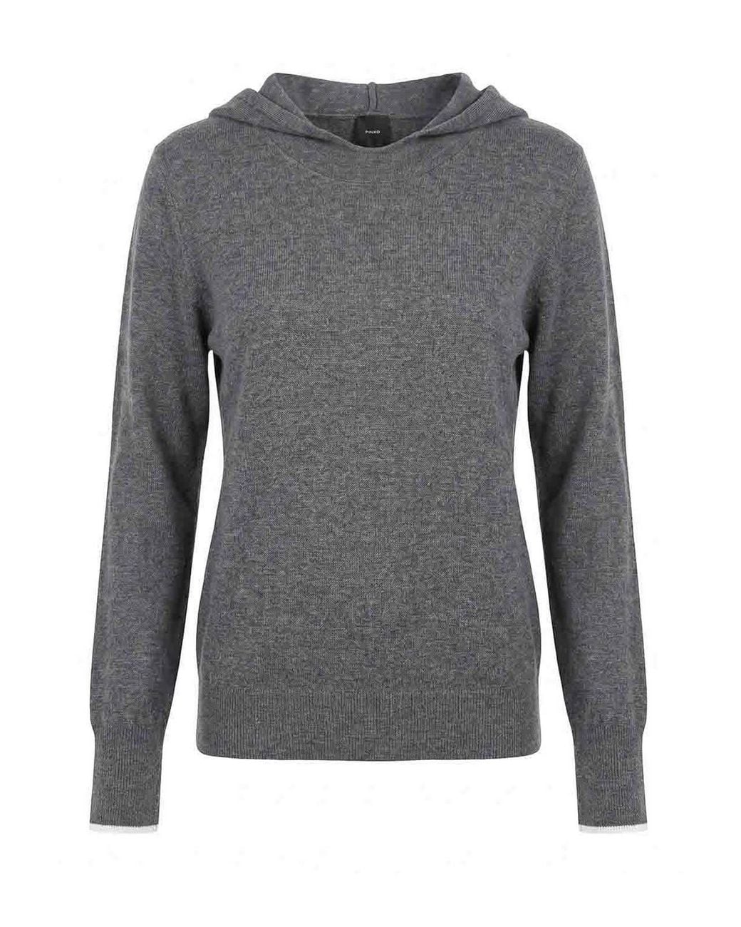 Pinko Gray Rundhalspullover