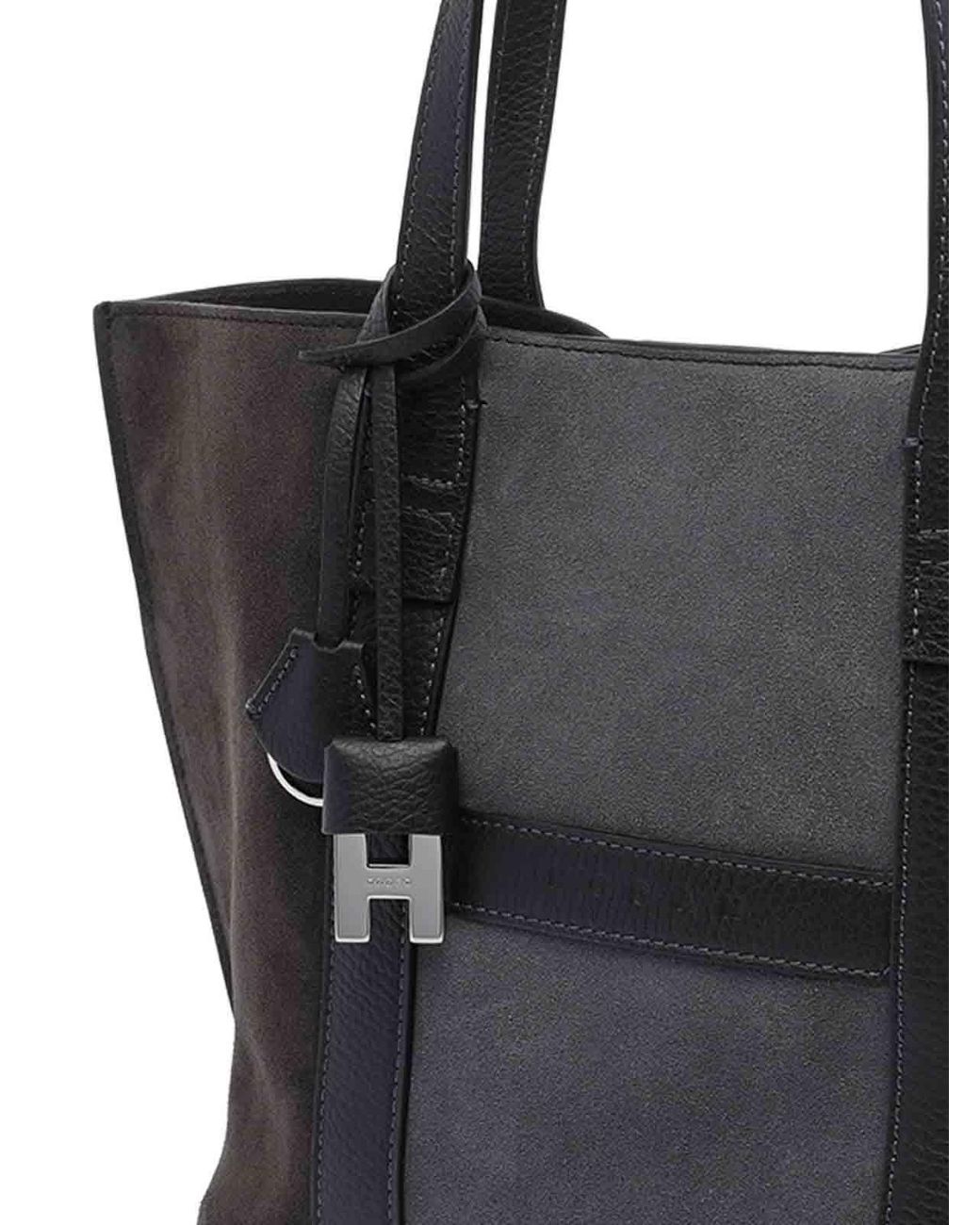 Hogan Black Script Small Handbag