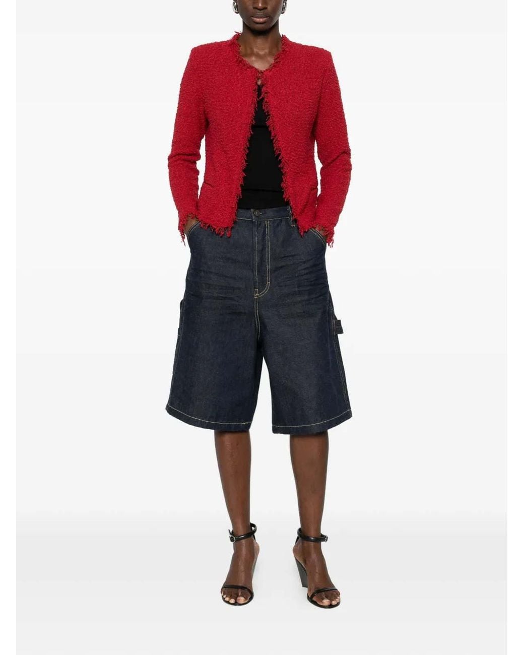 IRO Red Shavani Raspberry Jacket