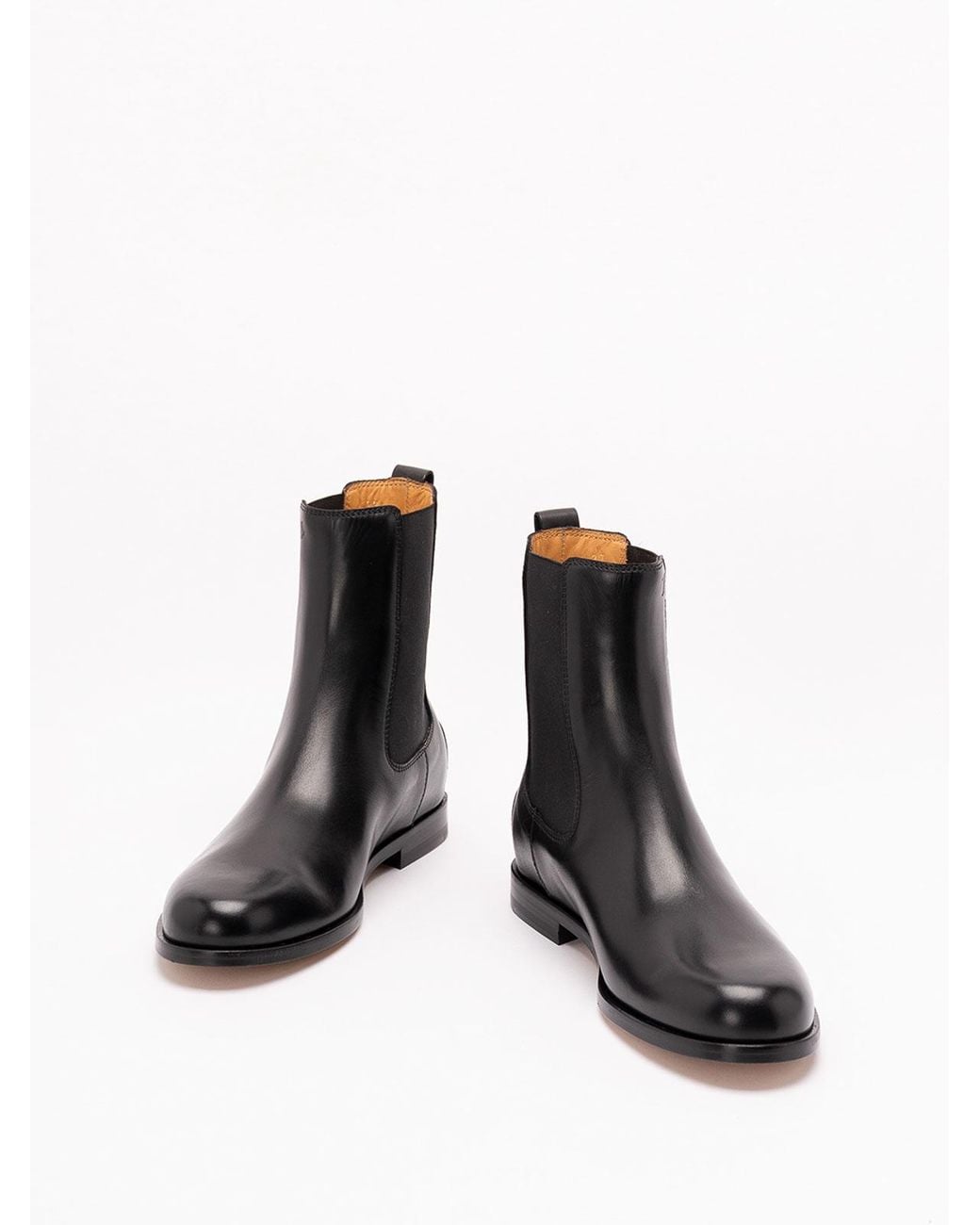 Tod's Black Metal Dots Chelsea Boots