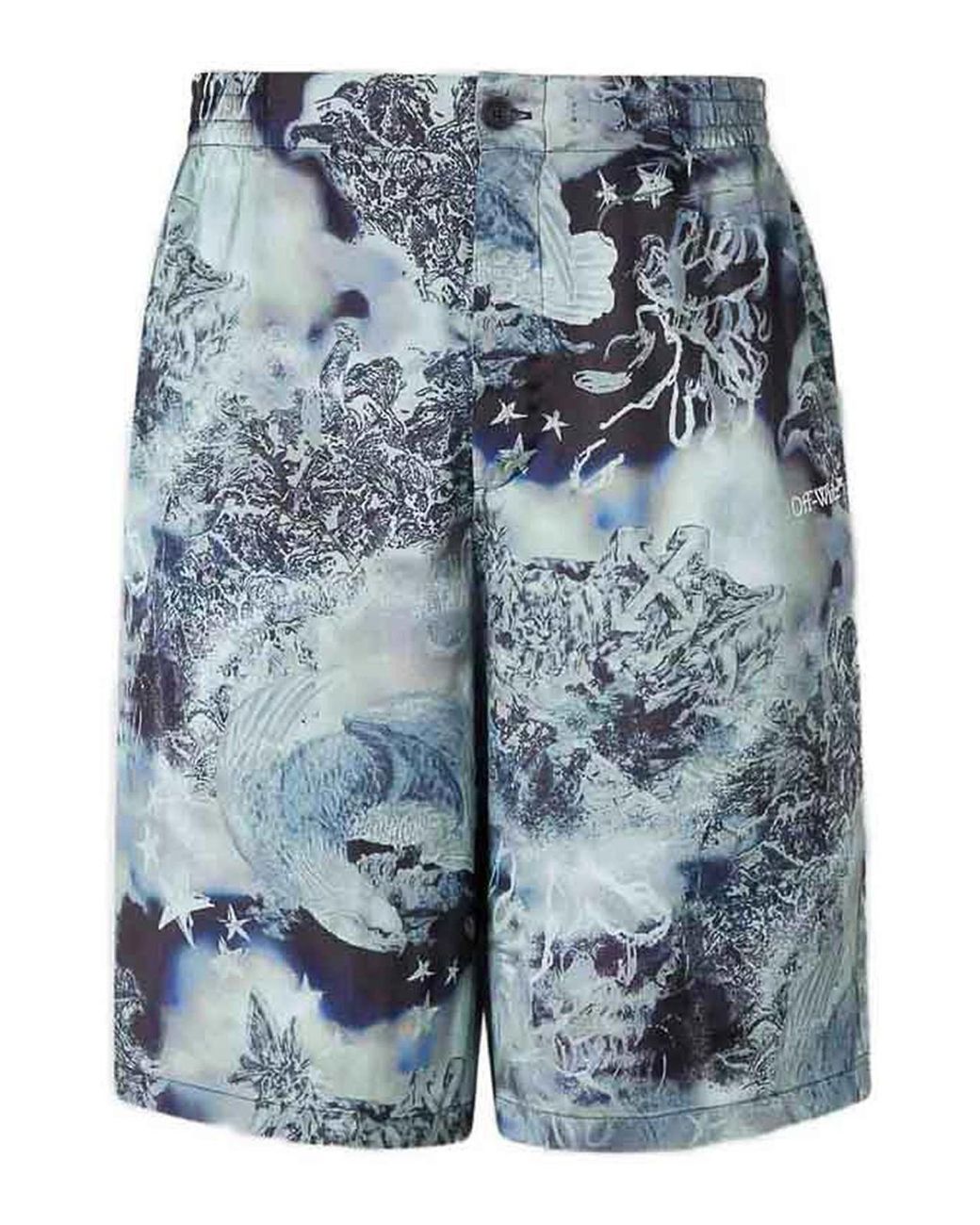 Off-White c/o Virgil Abloh Blue Shorts for men