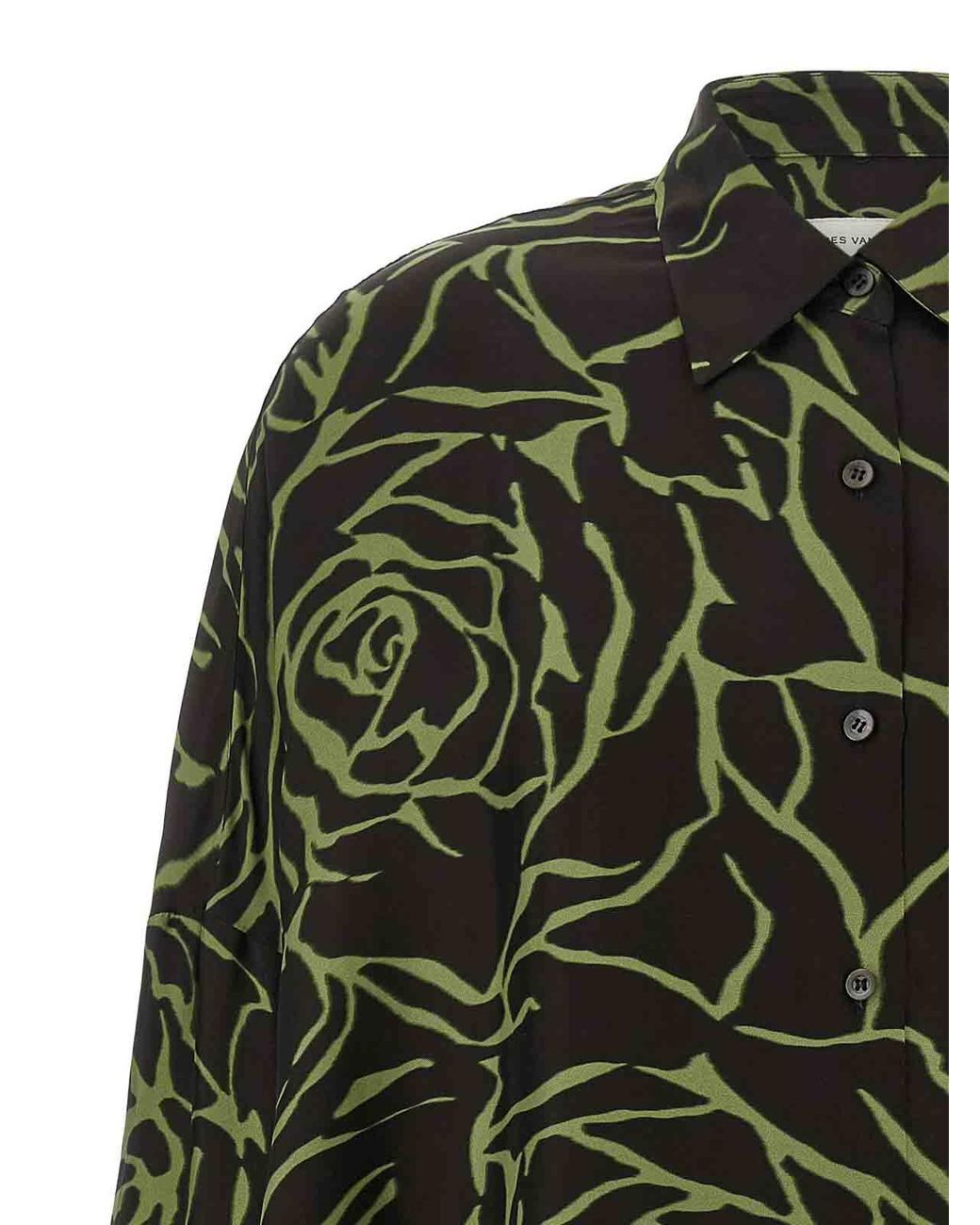 Dries Van Noten Green Casia' Shirt
