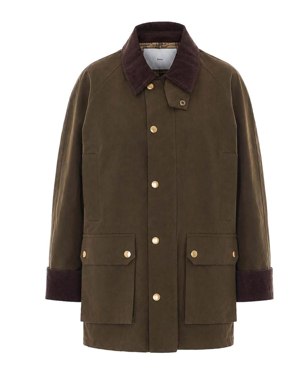 DUNST Brown Khaki Waxed Jacket
