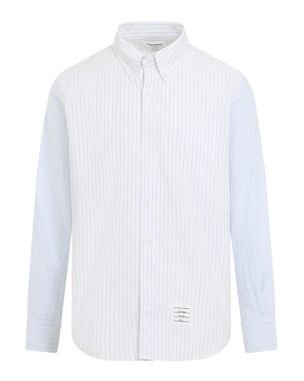 Thom Browne White Button Down Shirt for men