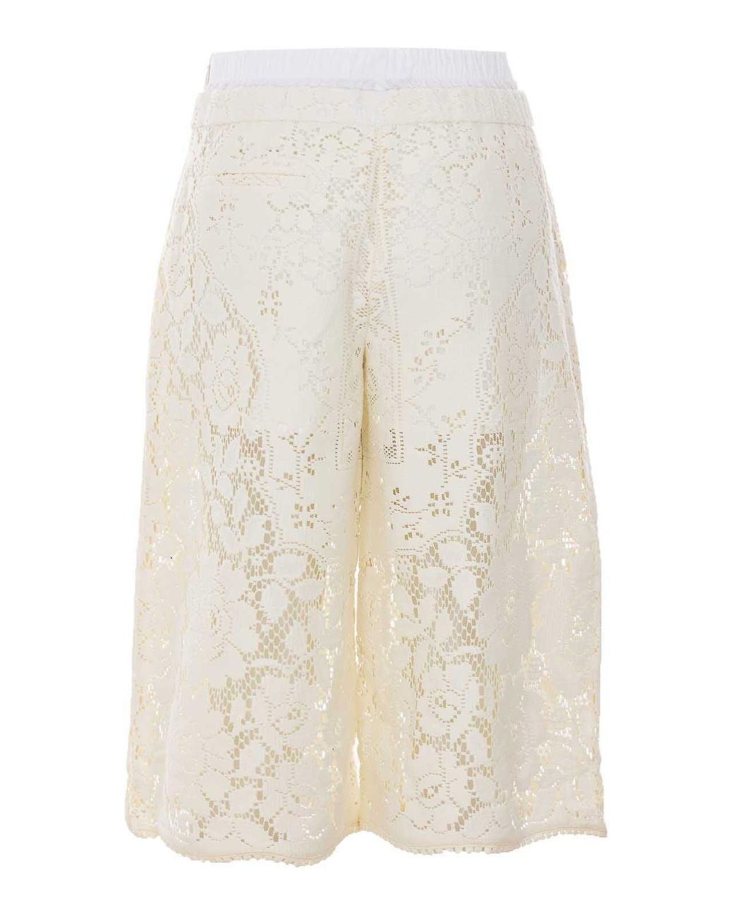 Sea White Cream Arianna Lace Shrots