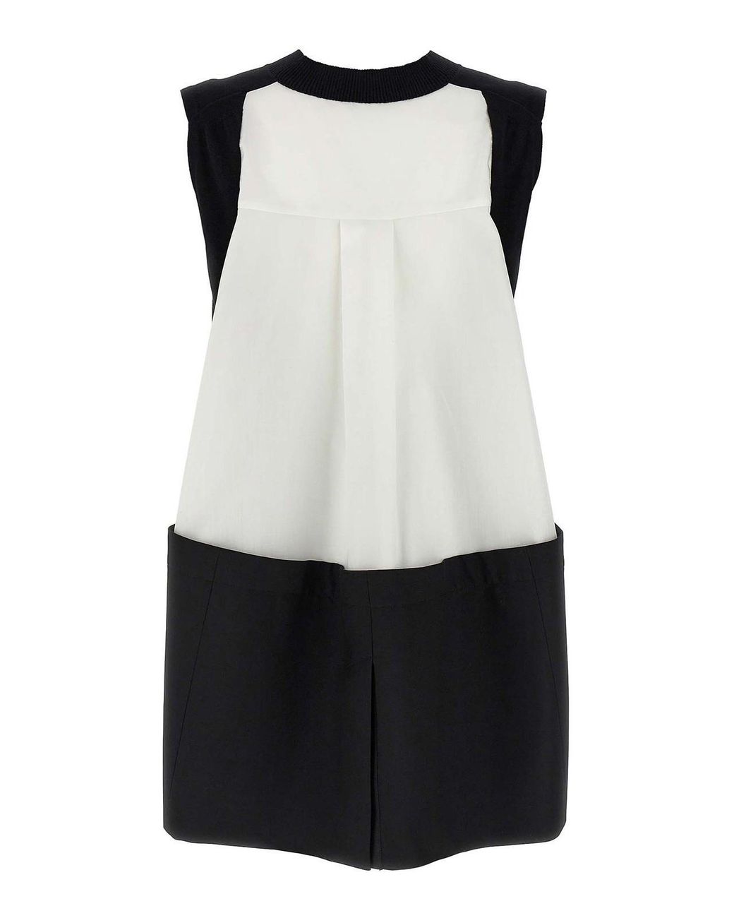 Sacai Black Patchwork Vest