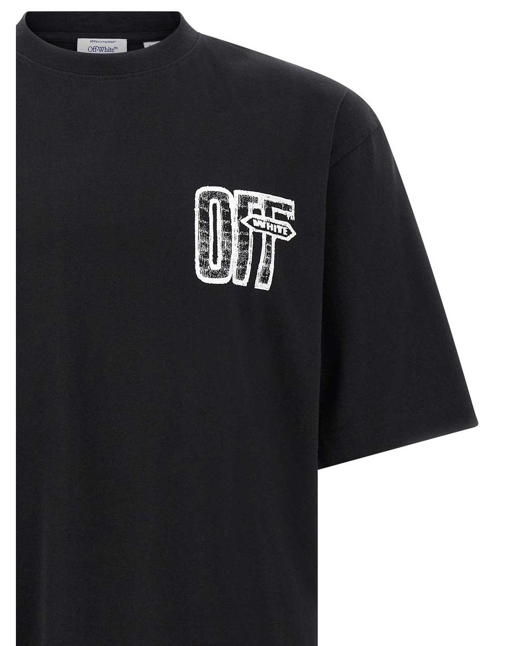 Off-White c/o Virgil Abloh Black 'Motion Arrow Skate' T-Shirt for men