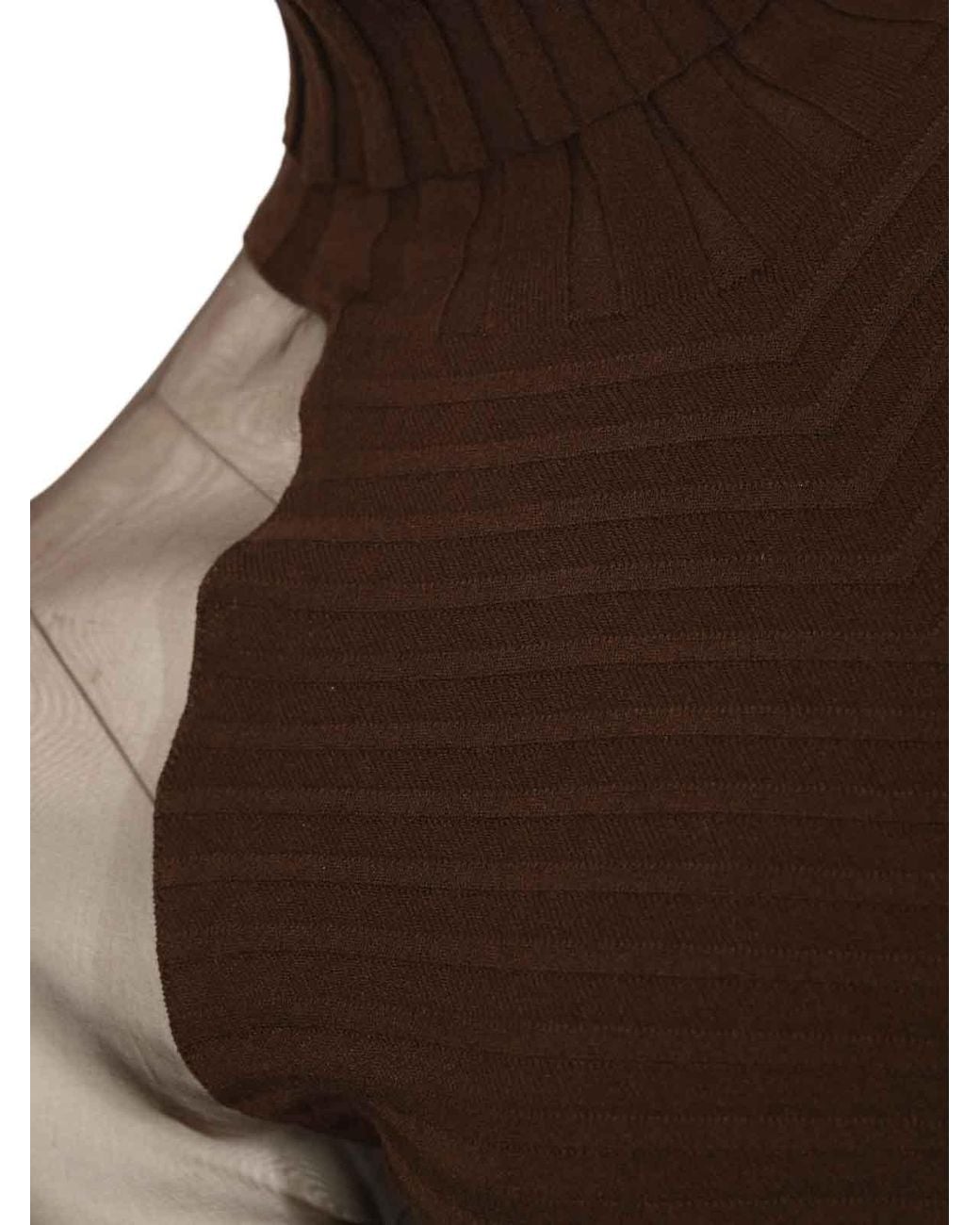 D. EXTERIOR Brown Turtleneck