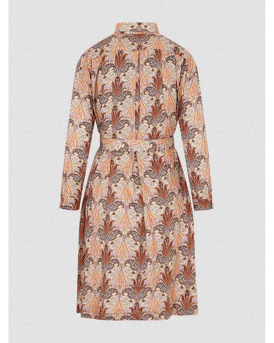 Etro Natural Printed Shirt Dress