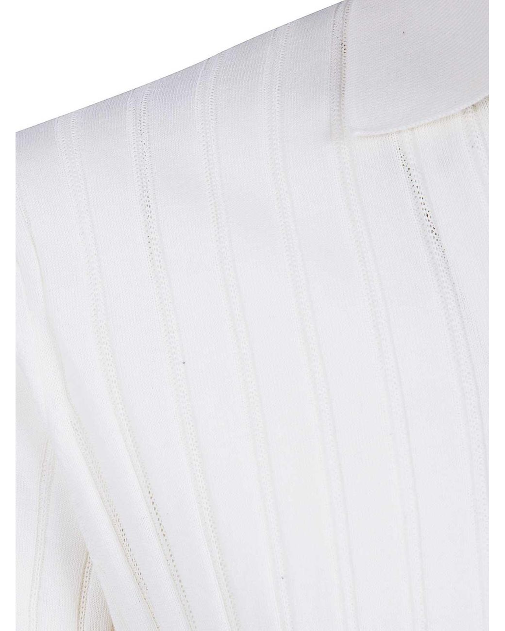 FILIPPO DE LAURENTIIS White Short Sleeves Polo Shirt for men