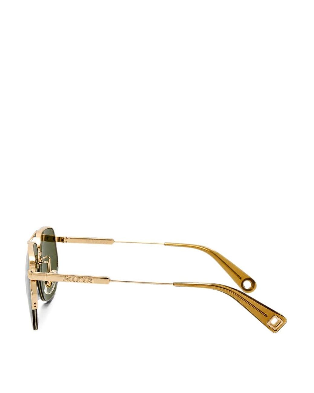 Jacquemus Green Aviador Light Sunglasses