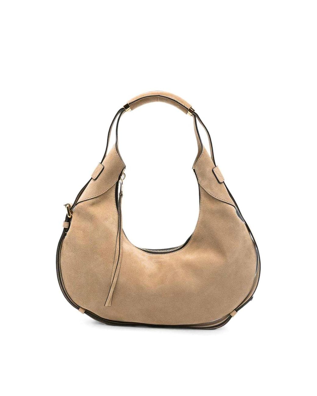 Moschino White Handle Me Leather Shoulder Bag