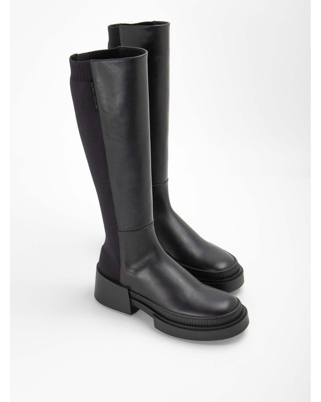 Emporio Armani Black Boots