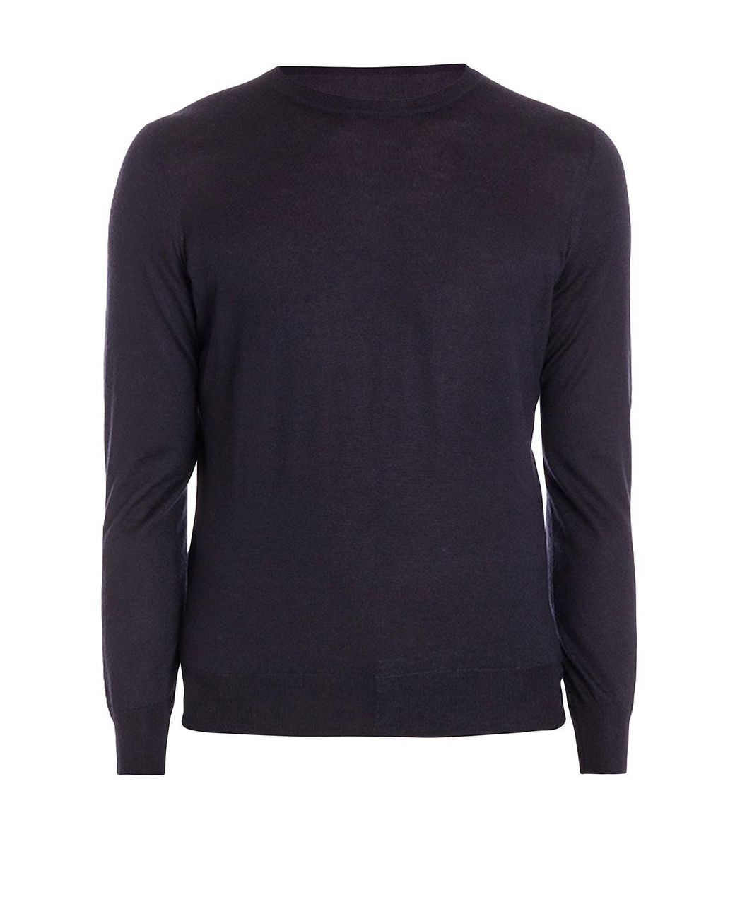 Brunello Cucinelli Blue Cashmere Silk Lightweight Sweater for men