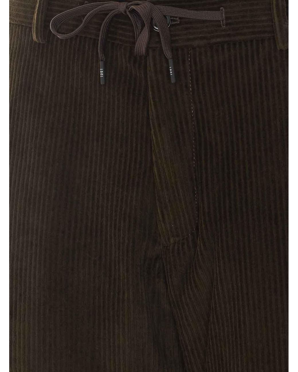 Circolo 1901 Black Velvet Pants for men